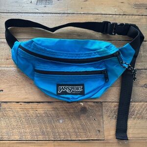 Vintage Jansport Vibrant Blue Belt Bag